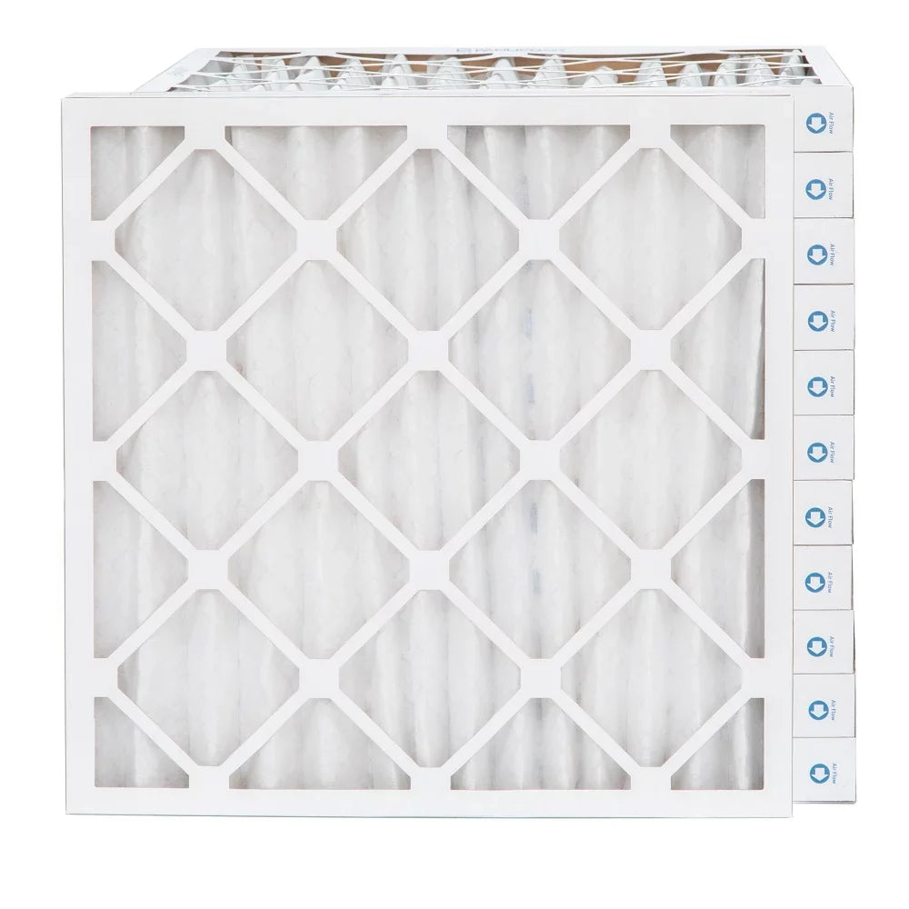 Pamlico Air 24x24x2 MERV 8 Pleated AC Furnace Air Filters. Case of 12. Actual Size: 23-3/8 x 23-3/8 x 1-3/4