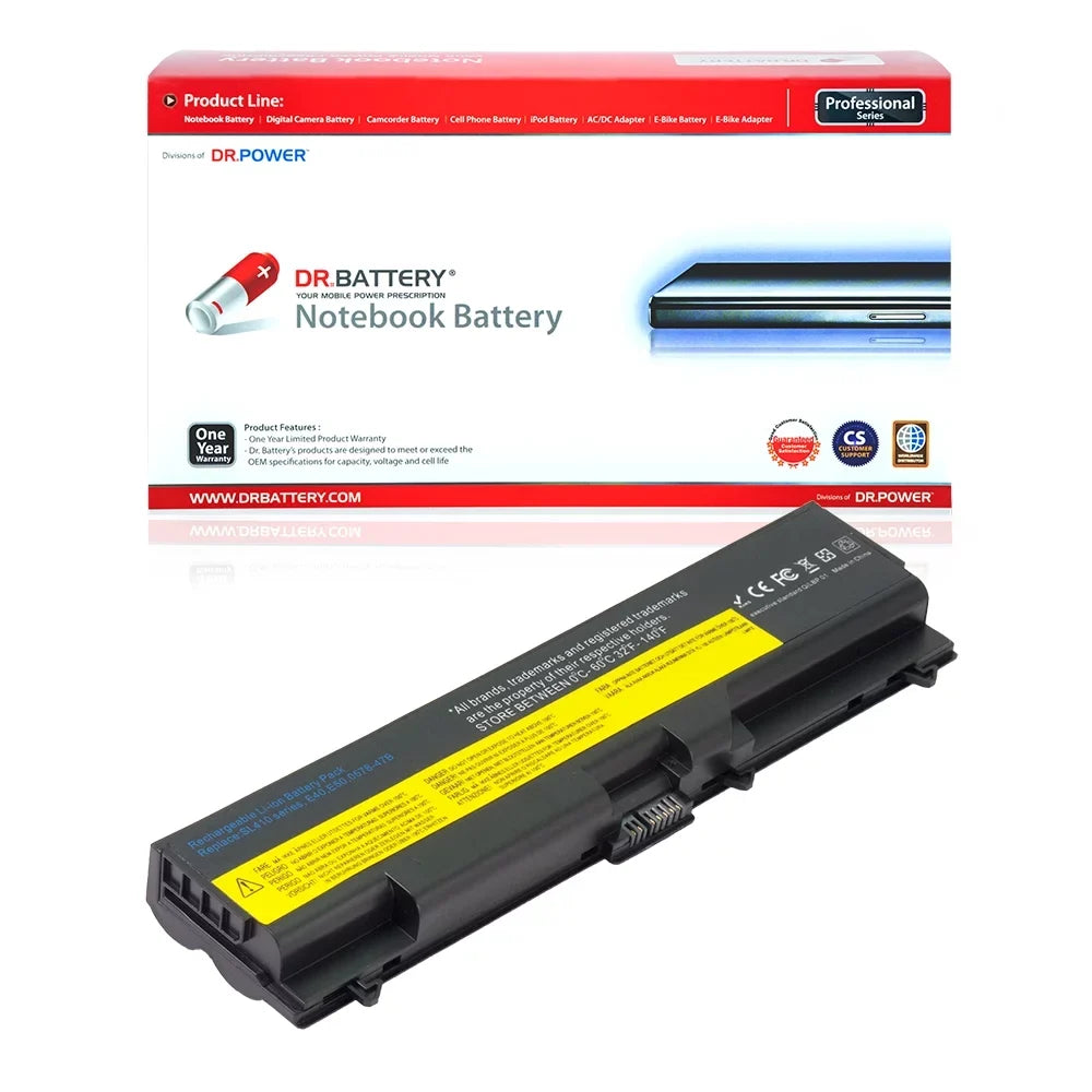 DR. BATTERY - Replacement for IBM ThinkPad SL410 / SL510 / T510 / W510 / 42T4766 / 42T4790 / 42T4791 / 42T4793 / 42T4795 / 42T4796 / 42T4797 / 42T4817 / 42T4819 / 42T4848 / 42T4883 / 42T4885
