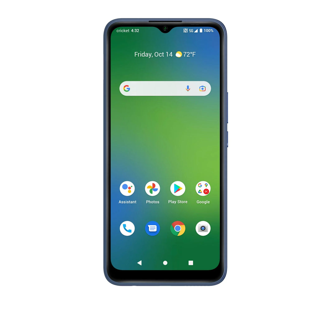 Refurbished Cricket Wireless Innovate E 5G LTE Cricket Wireless Prepaid Smartphone - Lightning Blue