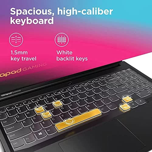 Lenovo IdeaPad Gaming 3 15.6" FHD 120Hz Gaming Computer, AMD Ryzen 5-5600H, 8GB RAM 1TB SSD, RTX 3050 Ti 4GB GDDR6, Backlit Keyboard, Bluetooth, Webcam, WiFi, Windows 11, Shadow Black