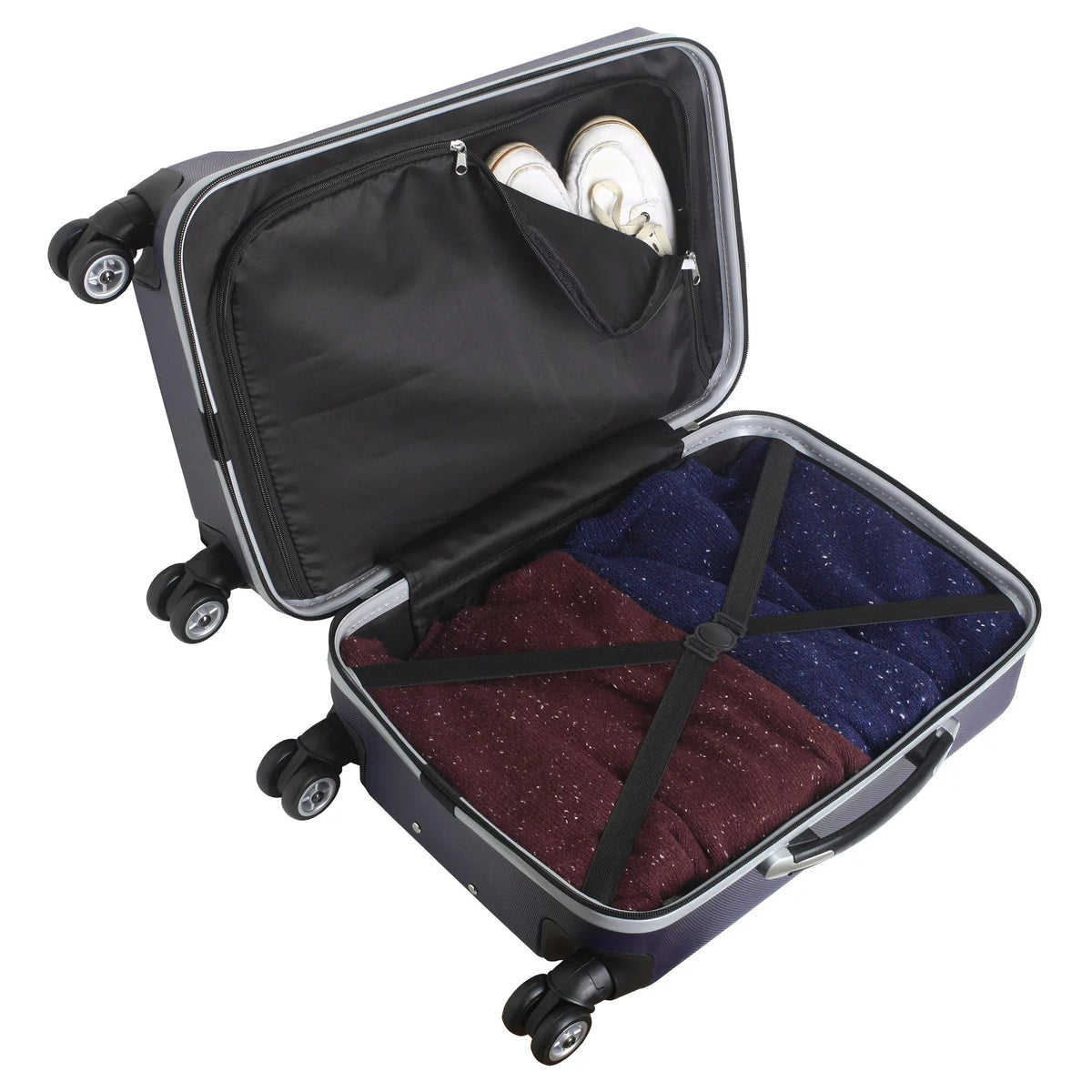 MOJO Navy Georgia Bulldogs 21" 8-Wheel Hardcase Spinner Carry-On Luggage